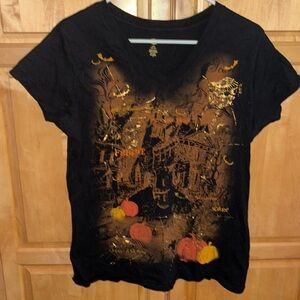 Awesome shirt size LG12–14 black, gold orange awesome design comfy 100% cotton
